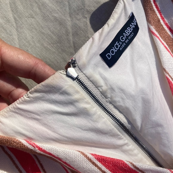 Dolce Gabbana linen dress 44 - Picture 2 of 5